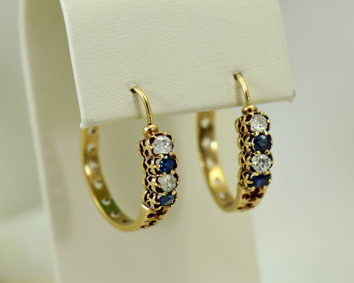 Victorian hoop earrings online