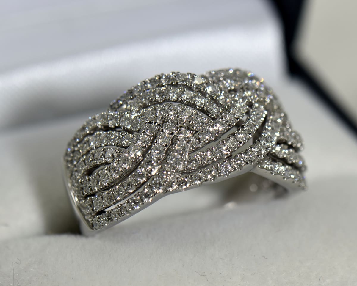 White gold hotsell right hand ring