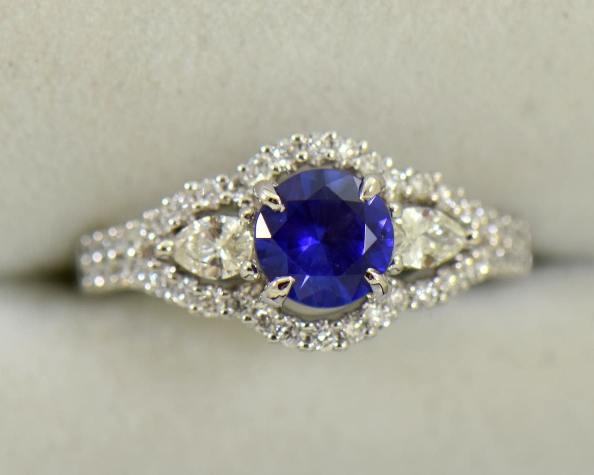 Custom sapphire rings on sale