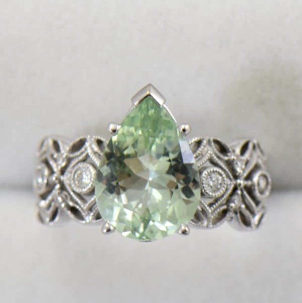 custom filigree ring with pear green beryl 3.JPG