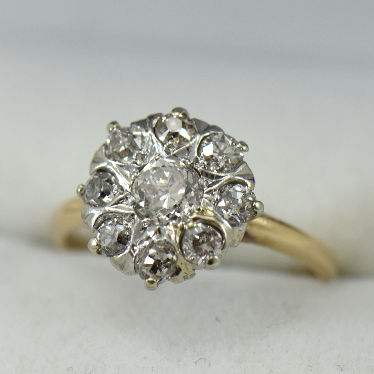 Oval Cluster Diamond Engagement Ring | Schwanke-Kasten Jewelers
