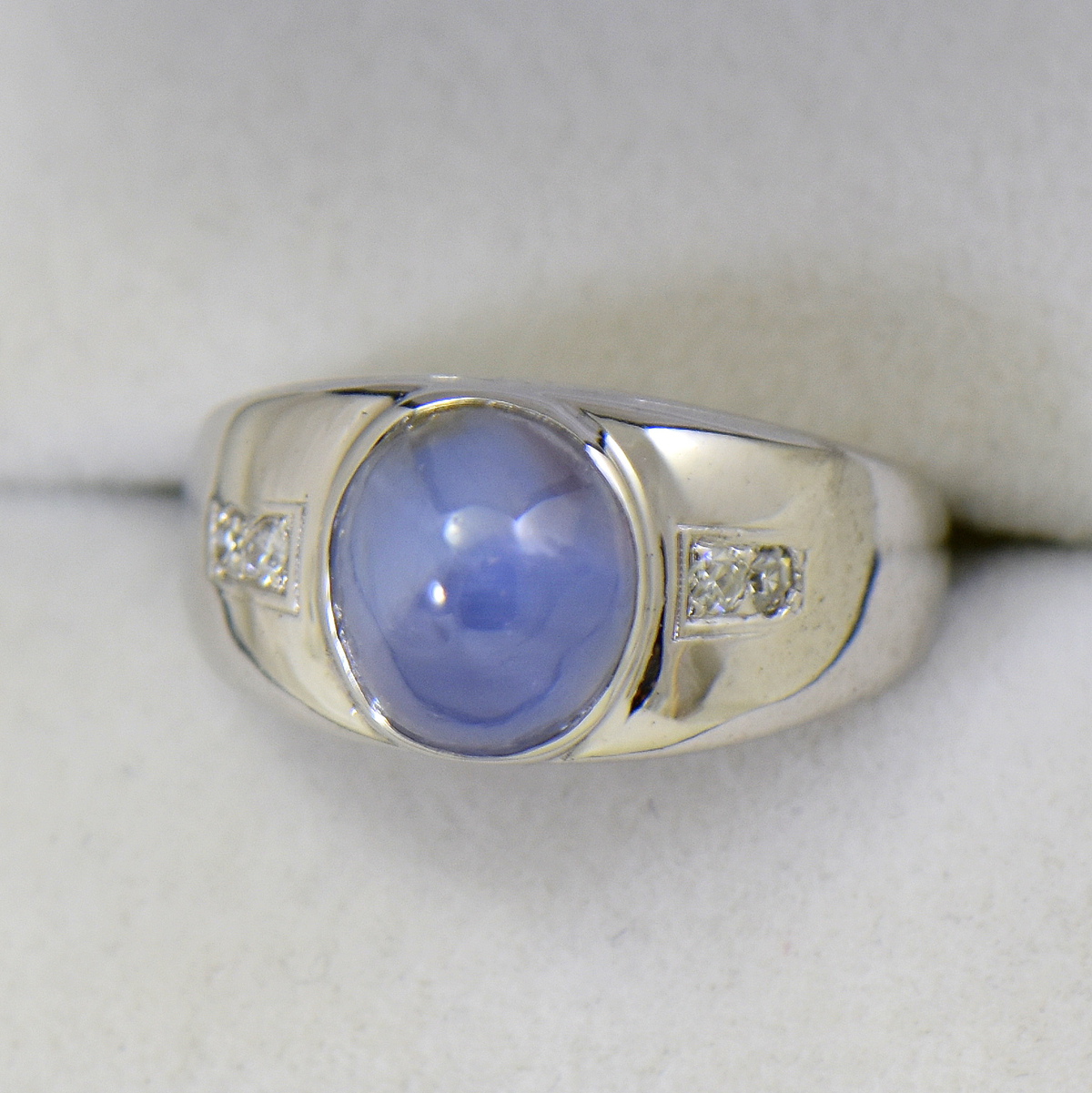 Blue Star Sapphire Men's Ring circa 1930s | Exquisite Jewelry for Every ...