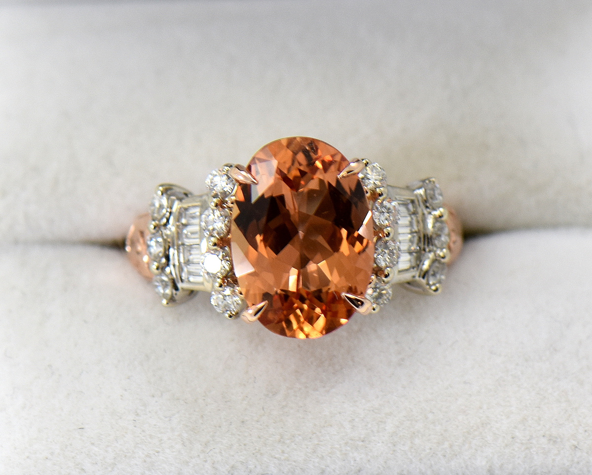 88801177 top gem sherry orange imperial topaz and diamond ring in rose gold 3