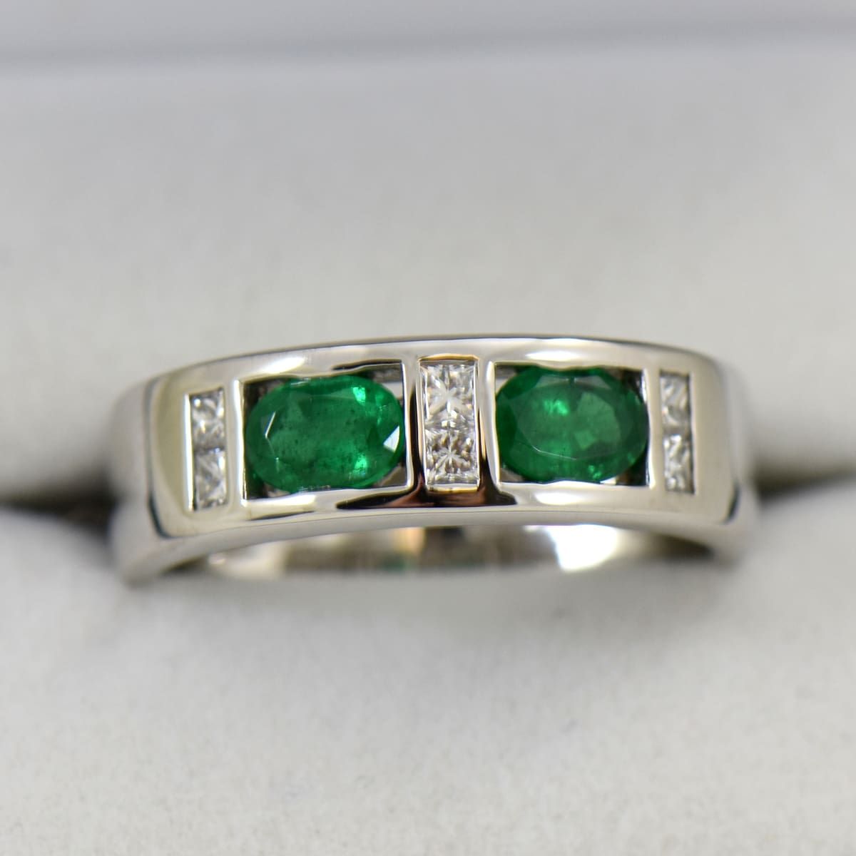 Customised Emerald Men's Ring -