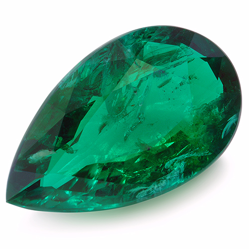 This natural type 3 emerald is untreated