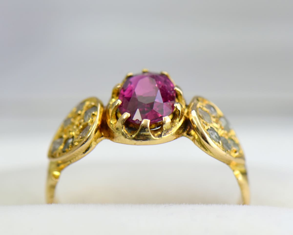Heart-Shaped Lab-Created Ruby And Diamond Accent Three Stone Promise Ring  In 10K White Gold|Zales | centenariocat.upeu.edu.pe