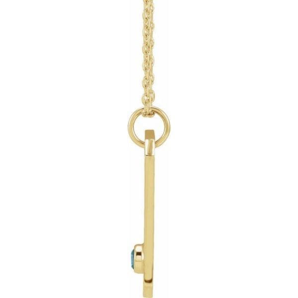 birth month constellation and birthstone pendant 2