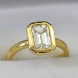 1.6ct emerald cut diamond in yellow gold bezel solitaire vs2 i GIA.JPG