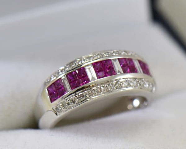 estate levian ring with invisiset rubies and baguette diamonds 2.JPG