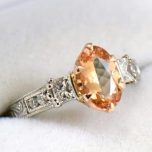 orange imperial topaz ring with princess cut diamond accents in carved white gold 5.JPG