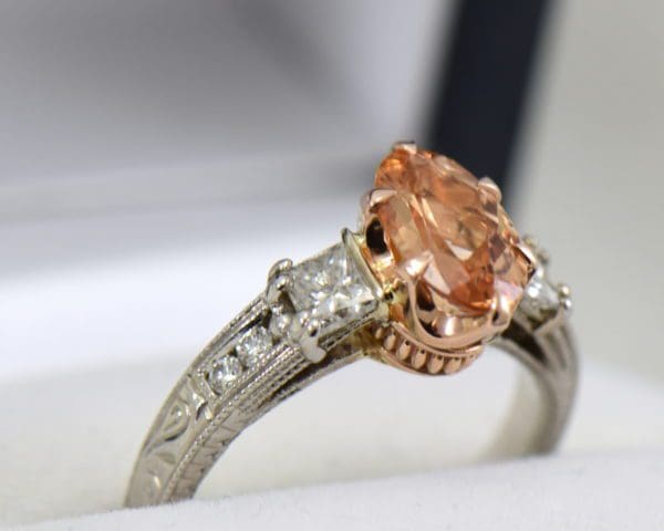 orange imperial topaz ring with princess cut diamond accents in carved white gold 6.JPG