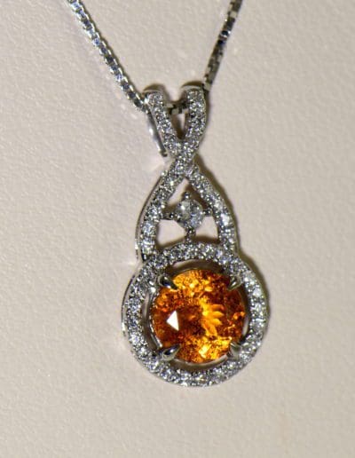 tanzanian spessartite orange garnet and diamond pendant 5.JPG 1