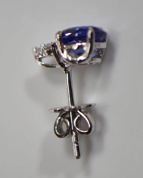 ceylon blue sapphire and diamond stud earrings white gold 2.JPG