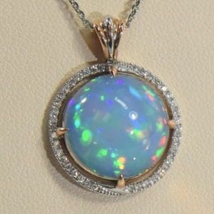 custom rose gold opal pendant with round gem opal ethiopian.JPG