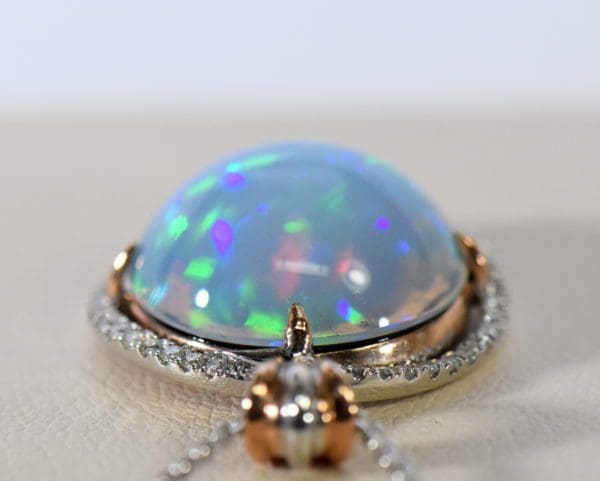custom rose gold opal pendant with round gem opal ethiopian 6.JPG