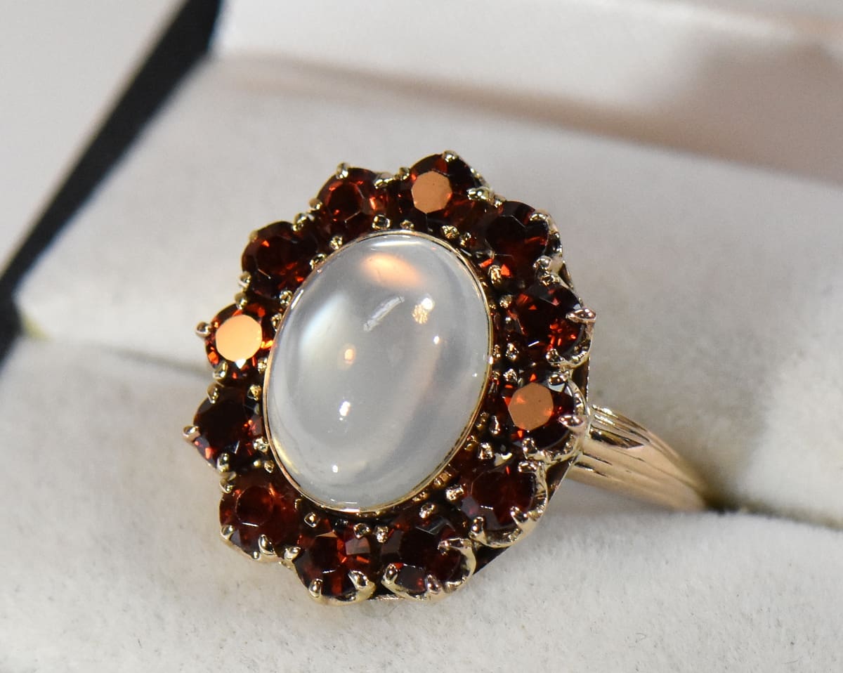 Moonstone sales cocktail ring
