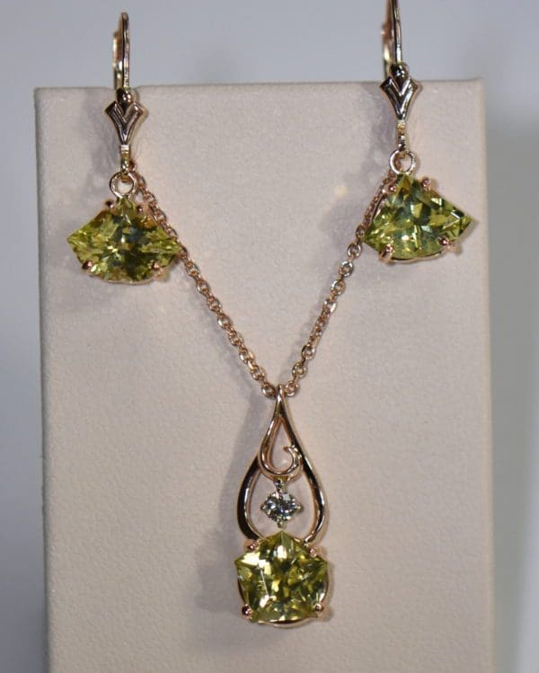 rose gold pendant and earring set with fancy cut chrysoberyls 4.JPG