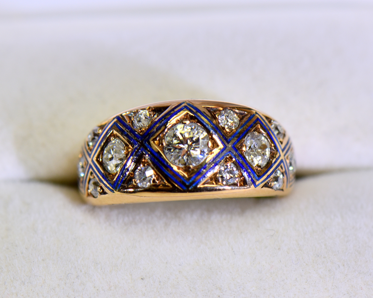 Melissa Kaye 18K Gold Remi Neon Pink Enamel & Diamond Ring – Moyer Fine  Jewelers