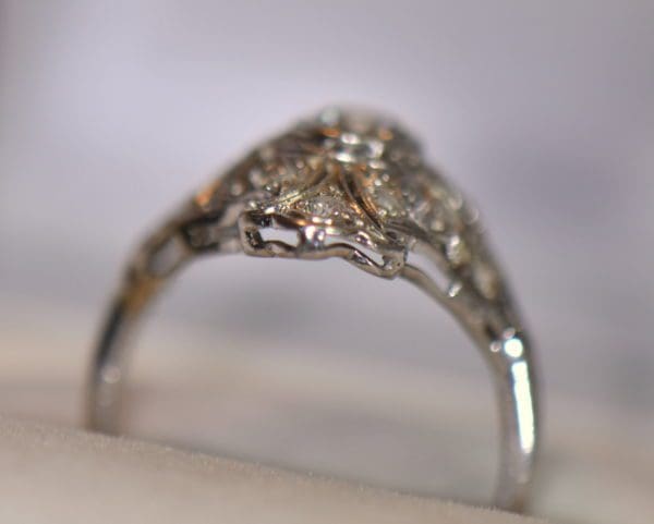 edwardian platinum diamond bezel set filigree dinner ring 3.JPG