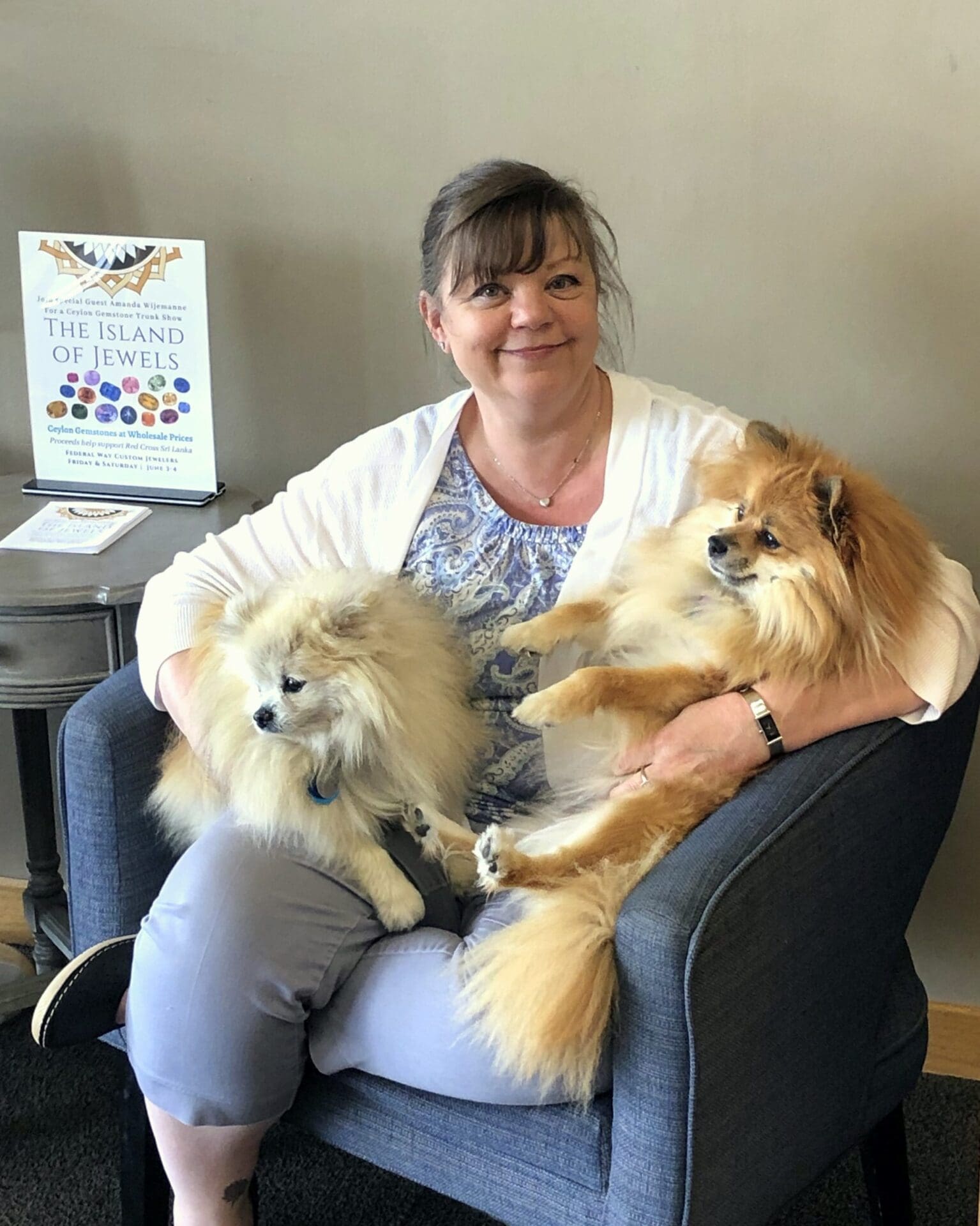 donna with dogs donna with dogs