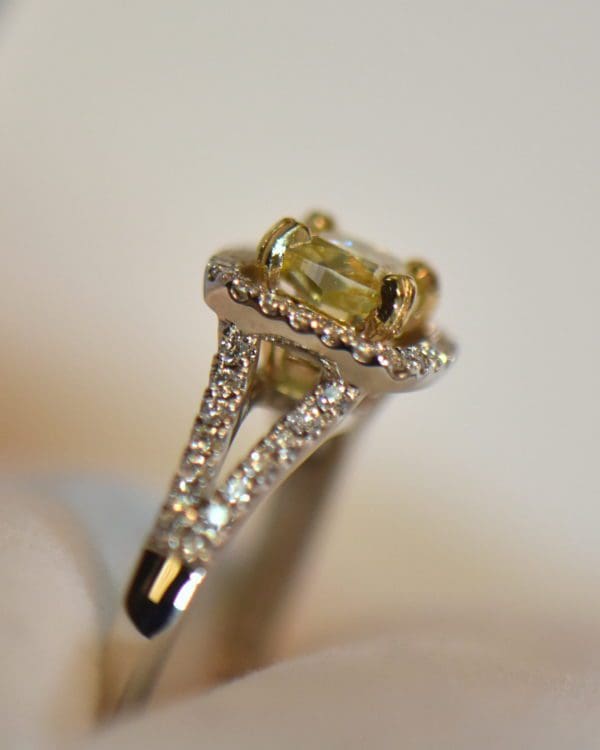 1ct cushion cut fancy yellow diamond halo engagement ring 2.JPG