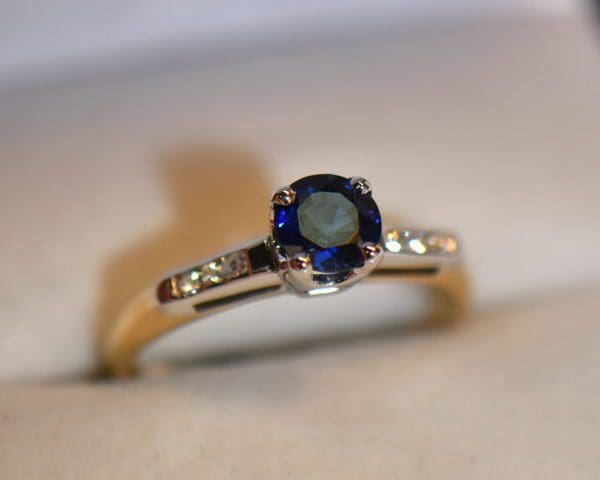 vintage blue sapphire gold engagement ring 5.JPG