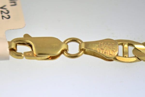 14k yellow gold marriner link chain 3