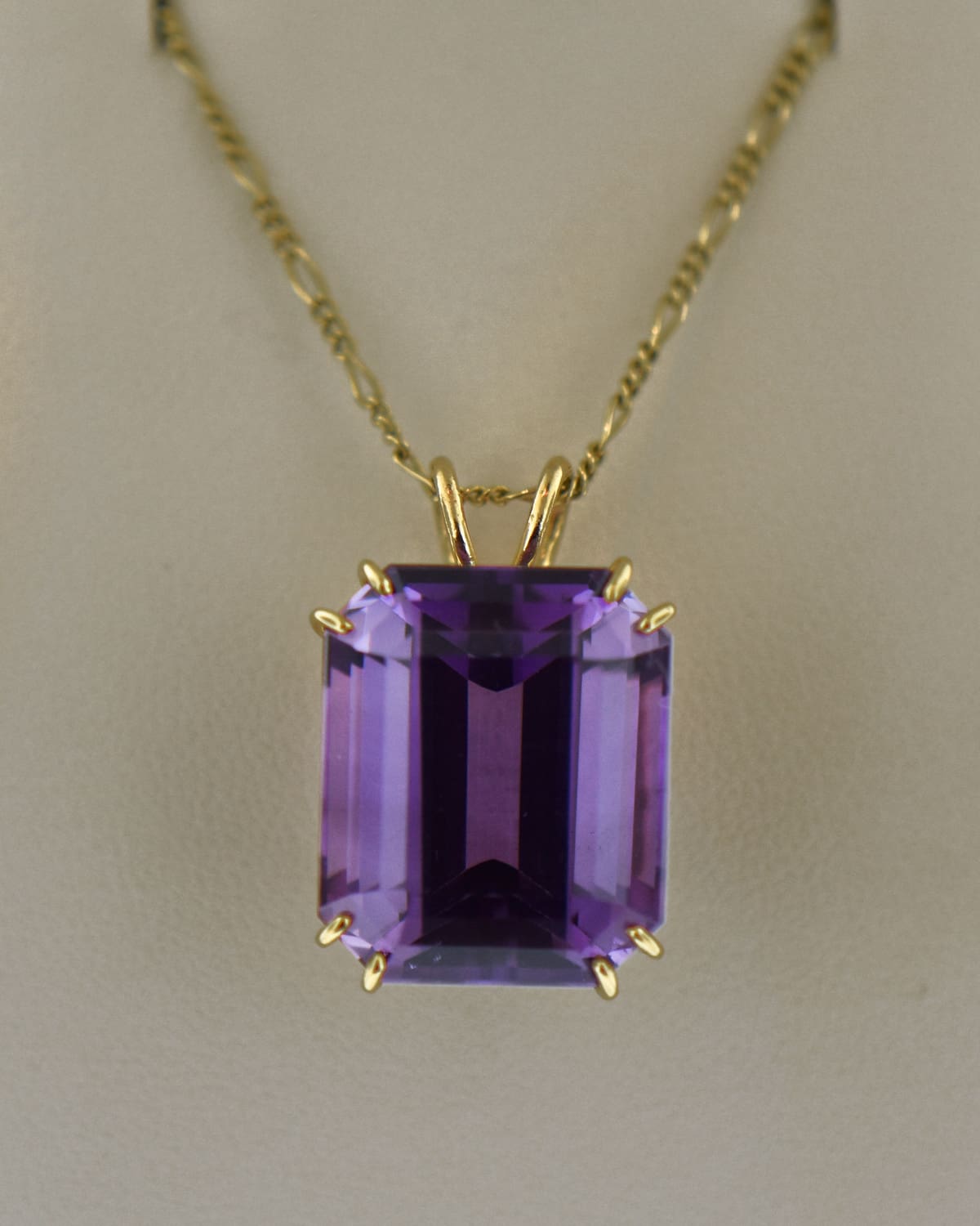 Amethyst 14k gold necklace deals