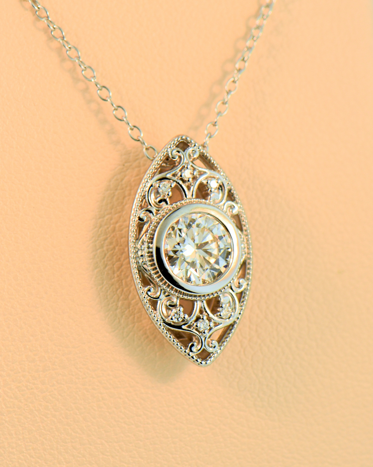 14k 1 Carat Diamond Pendant - Sol's Jewelry & Loan