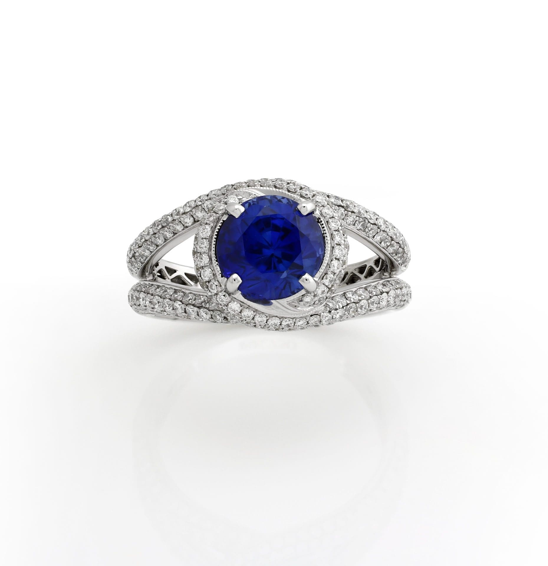 sapphire head on sapphire head on