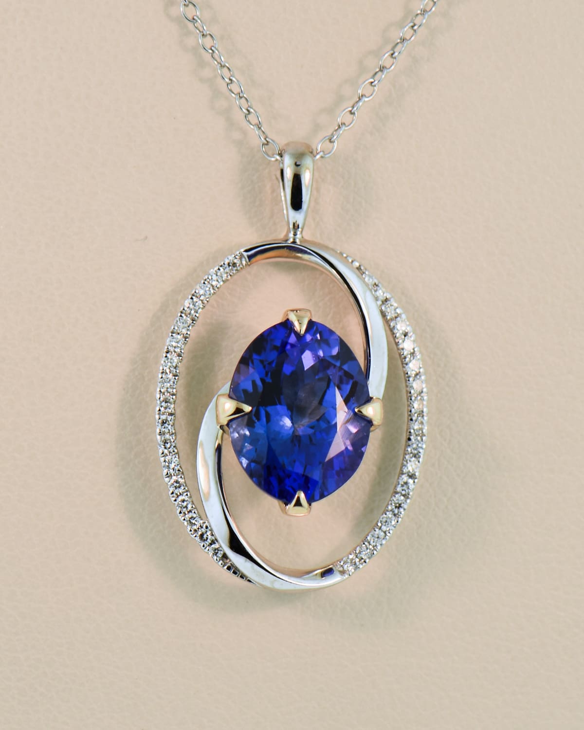 Tanzanite pendant deals necklace