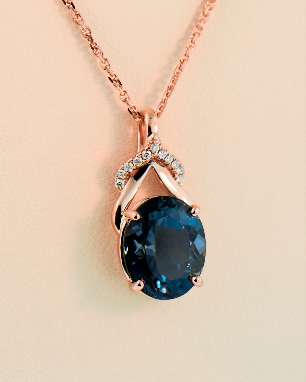 Sumatra Turquoise & London Blue Topaz Necklace in Silver & 18k Gold – Guki  Khalsa