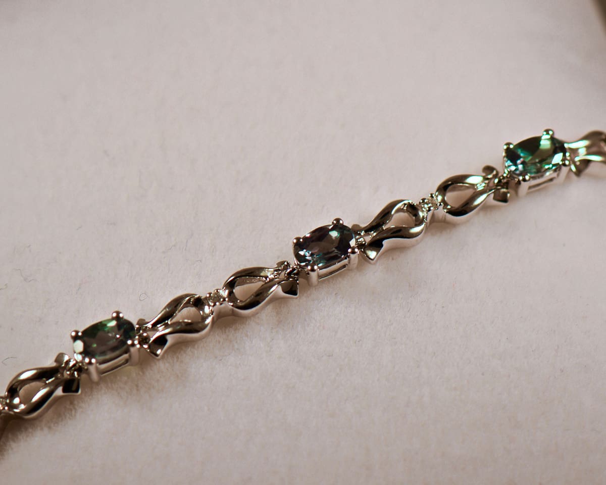 Alexandrite and hotsell diamond bracelet