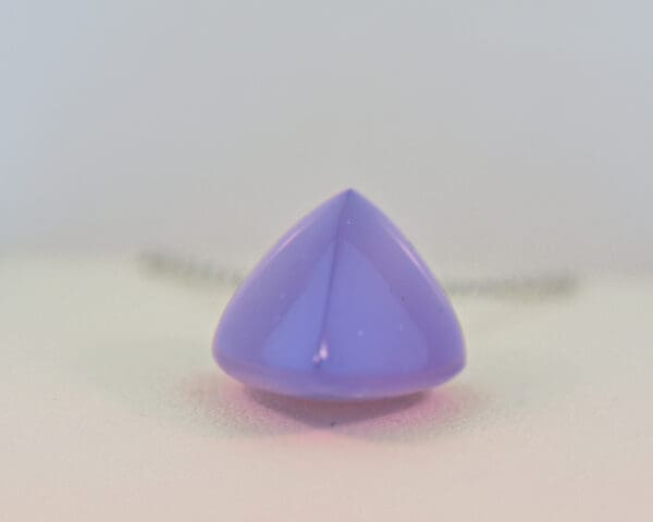 lavender chalcedony pendant in white gold 4