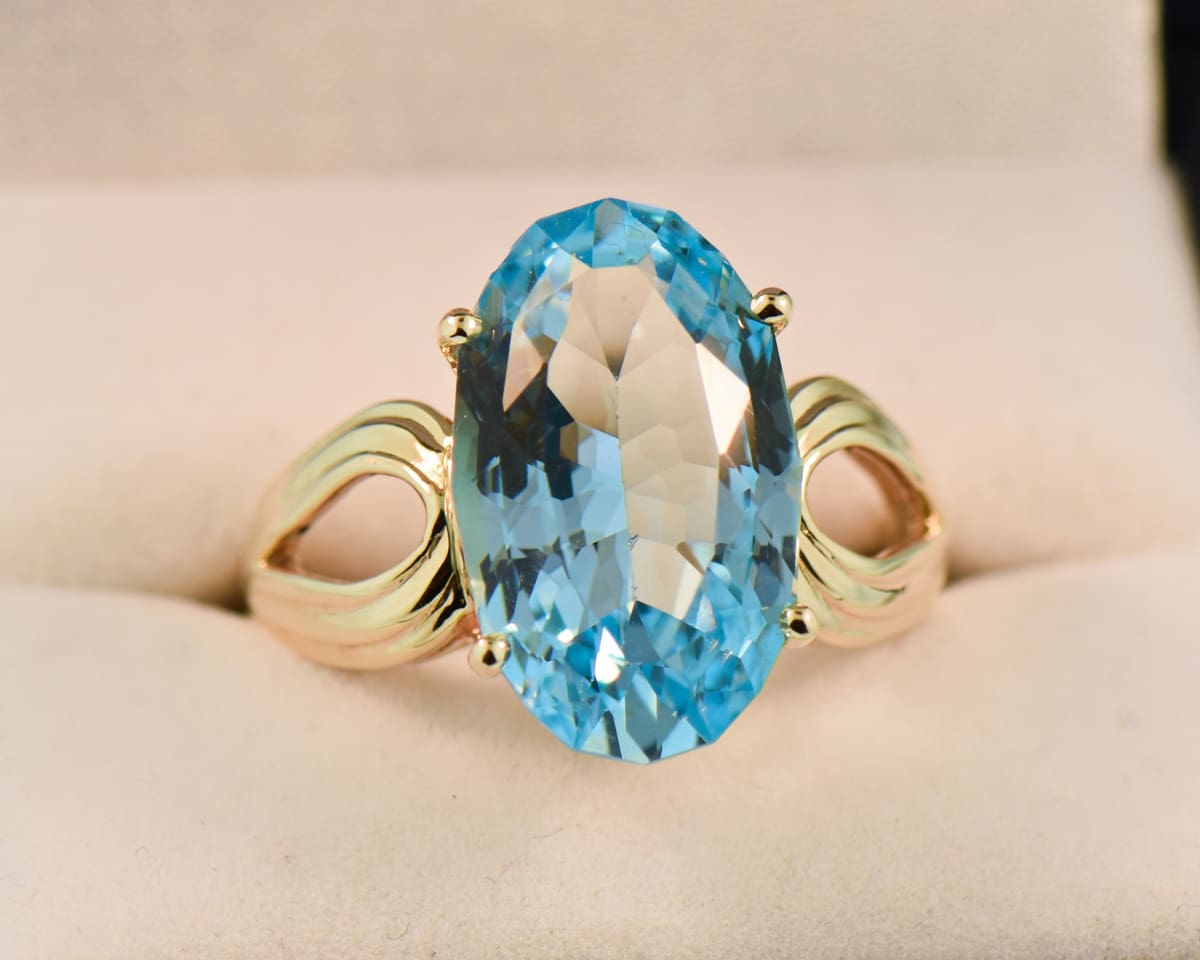 Topaz custom jewelry clearance