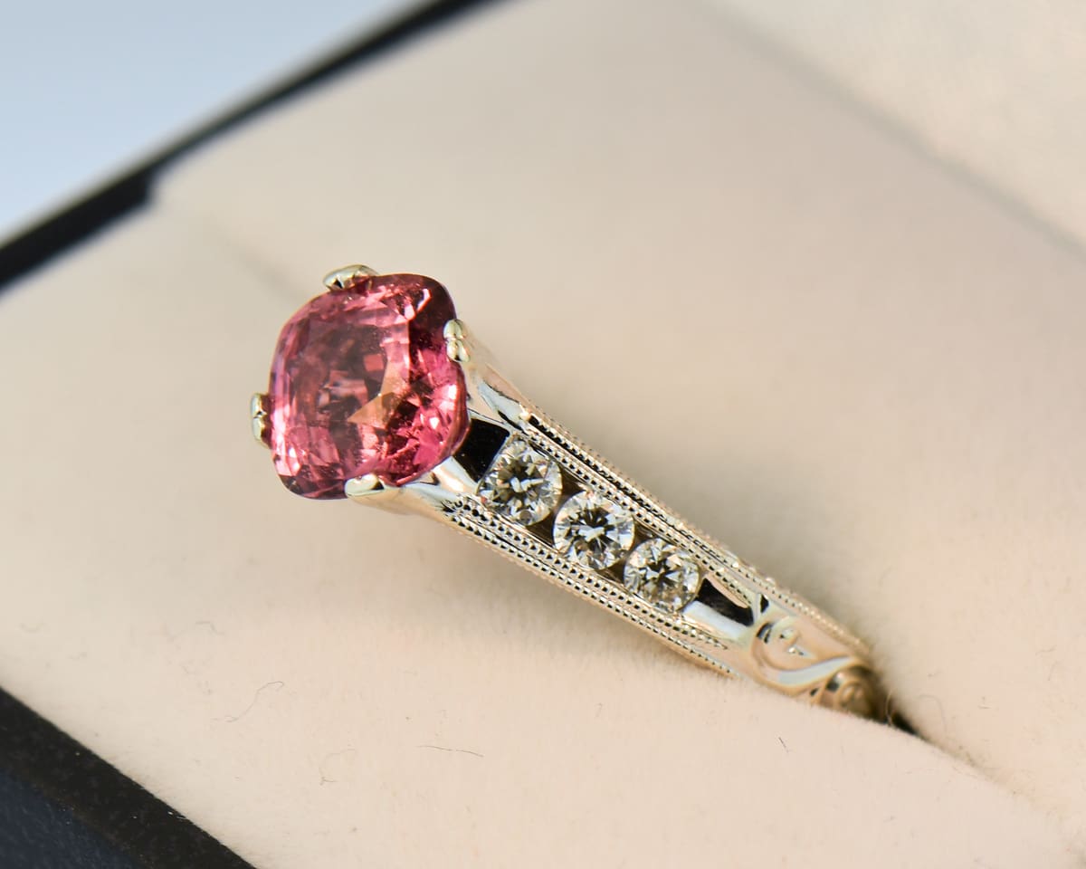 Sapphire gemstone ring pink gemstone ring  Pink gemstones ring, Pink ring,  Pink gemstones