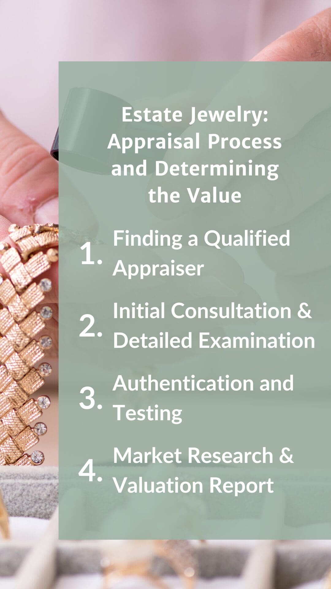 Pinterest Pin FWCJ Estate Jewelry Appraisal Process and Determining the Value